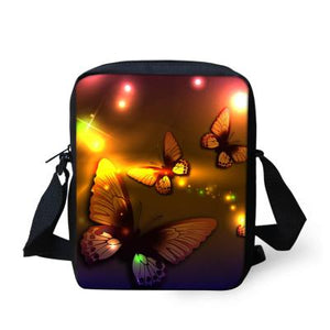 Butterfly Printed Crossbody Bag