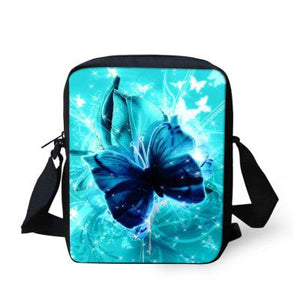 Butterfly Printed Crossbody Bag