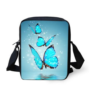 Butterfly Printed Crossbody Bag