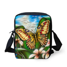 Butterfly Printed Crossbody Bag