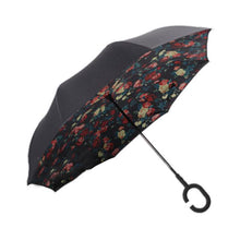 Windproof Reverse Umbrella Self Stand Wind Proof C-Hook Hands