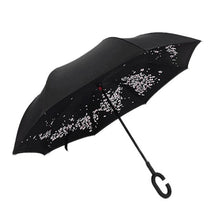 Windproof Reverse Umbrella Self Stand Wind Proof C-Hook Hands