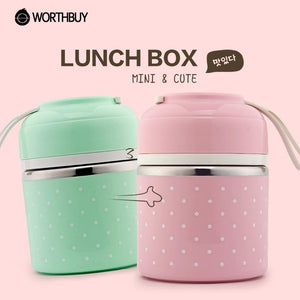 Leak-Proof Stainless Steel Thermal Lunch Boxes